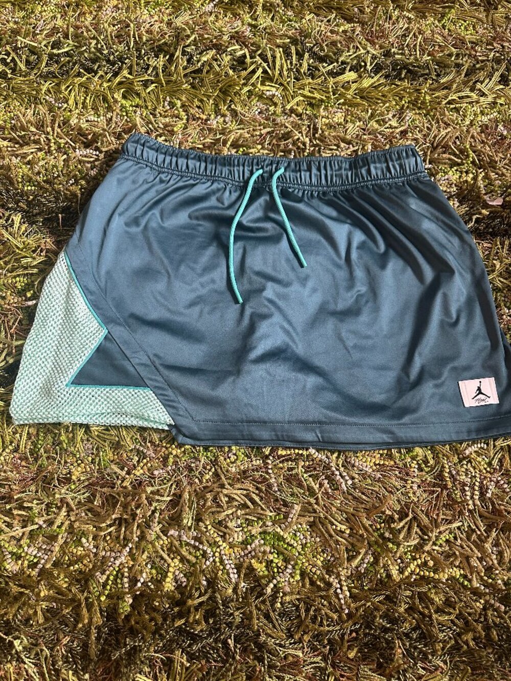 Jordan Flight Loose Fit Athletic Mini Skort Green NWOT Size L